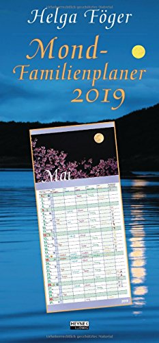 Mond-Familienplaner 2019: Wandkalender
