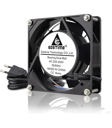 SUNON Lüfter 92x92x25mm – 230V, 88,3m³/h Luftstrom, Nur 31dB, 2900 U/min, Ideal Für Gehäuse, Server & Elektronikkühlung