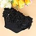 Baby Girl Ruffle Panties Bloomers Diaper Cover Black S