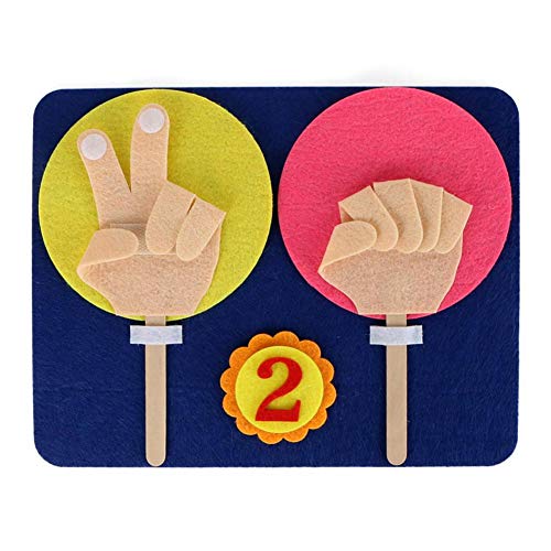 Enfant Jouet Maternelle Mathématiques Jouet Éducatif Finger Numbers Set Child Teaching Toy Variété De Méthodes De Jeu Distingue Par Une Finition Soignée