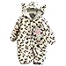 Pandaren® baby snowsuit bodysuit jumpsuit outfit coat for baby infant boy girl(dairy cow) (6-9 months)
