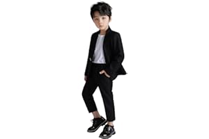 LOLANTA Completo da Ragazzi 2 Pezzi Blazer e Pantaloni per Bambini, Abbigliamento per Il Tempo Libero o Abito da Festa di Nozze, 3-13 Anni