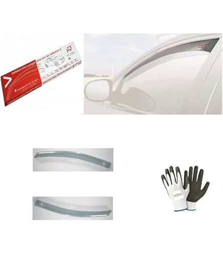 Sporty Deflettori Aria Set 4 per Citroen C3 I 2002-2009 5 porte, anteriore e pos