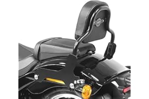 CRAFTRIDE Sissy Bar pour Harley Davidson Softail/Sport Glide 18-20 Noir CSS