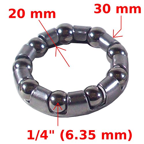 cyclingcolors ROULEMENT Cage A Billes PEDALIER 9 Billes Roue Velo 1/4' VTT Ville BMX Vintage