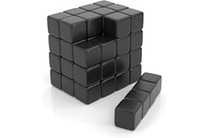 JAWAONLINE JAWA Magnetwürfel 5mm - 50 Neodym Magnete Extra Stark - Anti Stress Mini Magnete - Premium Magnetic Cube - Whiteboard und Kühlschrankmagnete - Magnet Würfel für Haushalt und Büro