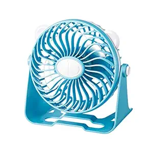 GADGETRONICS Powerful Rechargeable Table Fan, Table Fans for Home, Table Fans Small, Table Fans for Kitchen, Table Fans for Home Rechargeable, Table Fans High Speed (Multicolor, 1 Piece)