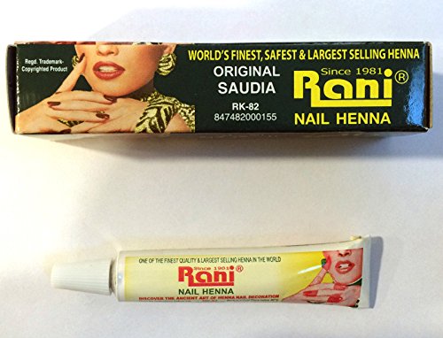 Rani Nail Henna Mendi Tube High Quality Original Mehndi Henna Made in Saudi