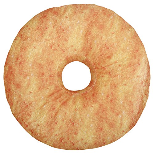 Nunubee Zierkissen Dekorative Donuts Kopfkissen PP Baumwolle Sofakissen Dekokissen Schaumstoff Gefüllt Spielzeug, Bunte Streusel Schoko - 3