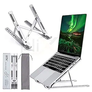 Plixio Laptop Stand,Adjustable Laptop Stand,Aluminum Laptop Stands,Ergonomic Laptop Stands Compatible with MacBook Air Pro,Lenovo More 10-15.6