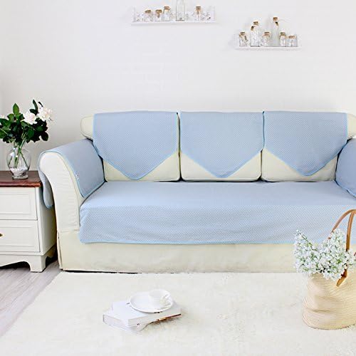JINGJIE American style Sofa cushions, Creative Four seasons Anti-skidding Sofa towel Fluid systems Cushion-E 90x180cm(35x71inch)