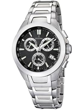 Festina Unisex-Armbanduhr Chronograph Quarz Edelstahl F16678/6