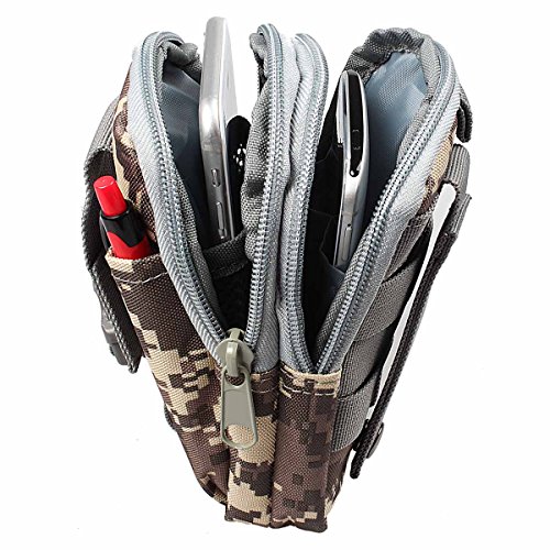 xhorizon® Armee Camo Tasche Für Handy Haken Schleife Gürteltasche Halfter Hülle Beutel