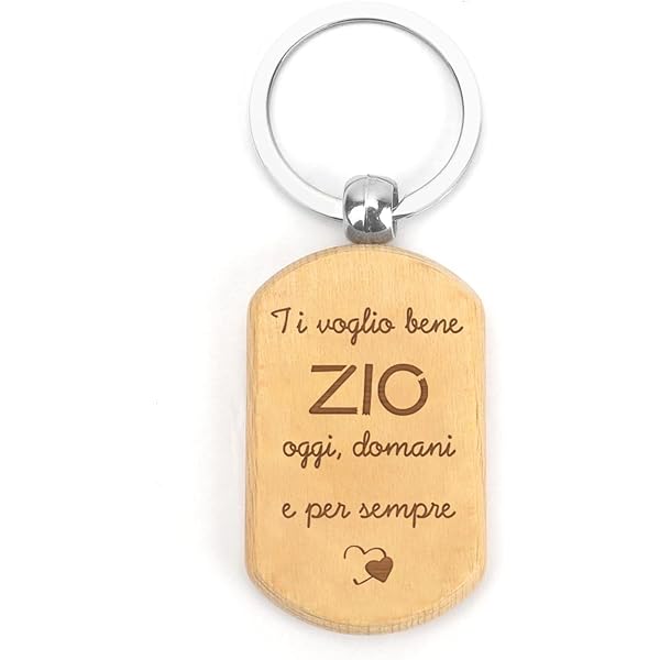 Portachiavi Personalizzato Per Zio - Regalo Compleanno, Natale O Festa Del Papà - Foto 11