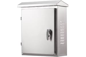 SQLJYU Coffret Electrique Etanche Exterieur, Boite Etanche Electrique Exterieur, Cache Compteur Electrique Mural, Armoire en Acier Inoxydable - Convient Aux Applications Intérieures et Extérieures