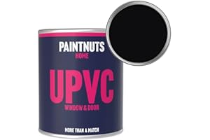 PaintNuts UPVC Window & Door Paint - RAL-9005 - JET BLACK Matt 250ml Tin