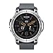 Price comparison product image Nixon Men's Quartz Smartwatch with Multicolour Dial Analogue/Digital Display and Grey Silicone Strap A1167-2101-00