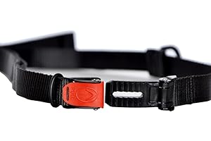 Motoairbag Fastlock D-Ring Cinghia (Black,One Size)