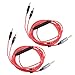 Produktbild perfk 2 Stk. DIY Ersatz Audiokabel Kopfhörer Lautstärkeregler Kabel, 3.5mm zu 2x 2.5mm Stecker für Sol Republic Kopfhörer
