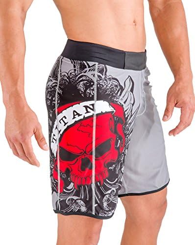 Titan Box Wear Unleashed Shorts, Men, Men, Unleashed, Grey / Red, Medium