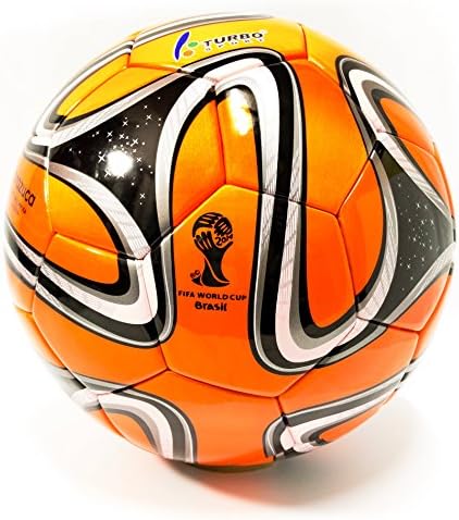 Turbo Sport FIFA 2014 Brazuca Soccer Ball Replica Orange