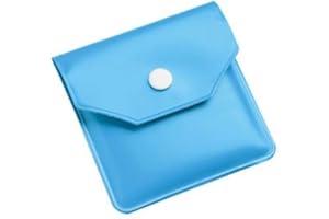 ONE SHOP DI BRACALENTE PIERO One Shop Cendrier porte-mégots de poche lavable doux avec intérieur ignifuge porte-cendres pour cigarettes sac plage piscine anti-odeurs 2 pièces