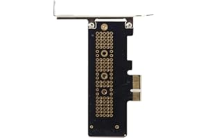 NFHK Low Profile PCI-E 3.0 x1 Lane to M.2 NGFF M-Key SSD Nvme AHCI PCI Express Adapter Card