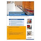 elektro hubwagen ameise mieten 10 Stück pro Pack 10er Pack Mitarbeiteranweisungen Elektro-Mitgängergeräte Hubwagen elektrisch Unfallverhütung Anweisung Verhaltensregeln Arbeitsschutz Arbeitssicherheit