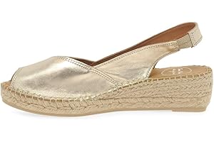 TONI PONS BERNIA-P - Toni Pons peep toe style wedge espadrille for women made of leather.
