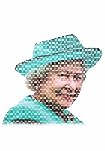 Preisvergleich Produktbild Fenstersticker für dein Auto - Die Queen