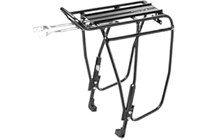 TOPEAK Portapacchi posteriore Uni Super Tourist DX (Disco) con sistema MTX/MTX 2.0 Quicktrack