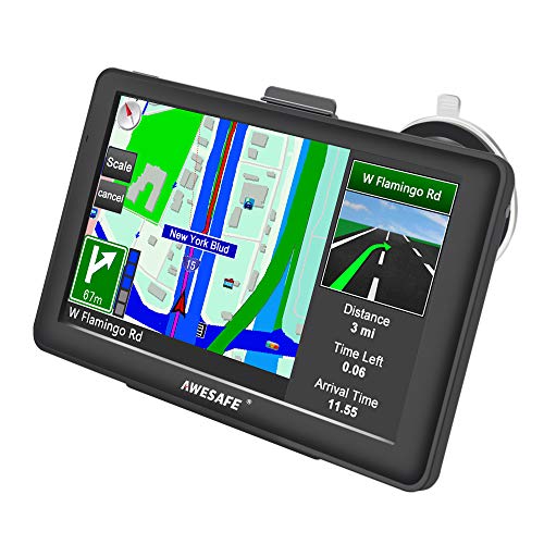 GPS Voiture Navigation 5 Pouces HD écran Tactile Multi-Langue Voice Play Europe 52 Carte Pays Mise