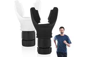 NAVESO Appareil dEntraînement Respiratoire, 2 Pièces Appareil dexercice Pulmonaire, Appareil Exercice Respiratoire, Entraîneur de Respiration pour les Poumons, Entraînement des Muscles Respiratoires