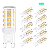 ★ Ausgezeichnete Wärmeableitung: keramik sind haltbarer und sicherer. Die Glühlampen werden nach dem Ausschalten schnell kalt und Wärmeableitung schnell, sodass die Lebensdauer der Glühlampe ist länger als bei anderen. Unser 10er Pack G9 LED Licht ist lange Lebensdauer und Sicherheitsgarantie.
