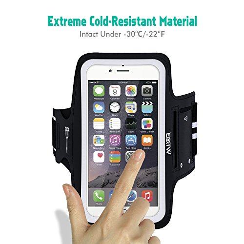 EOTW Brazalete Deportivo para iPhone Sumsang Huawei BQ  Negro Brazalete para 4 7pulgadas Universal 