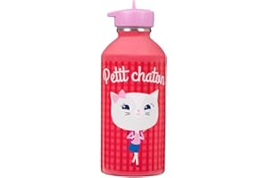 DRAEGER PARIS 1886 Draeger Paris - Borraccia in acciaio inox per bambini - Petit Chaton - Rose