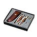 Produktbild Set 2 Messern Laguiole + Ledertasche