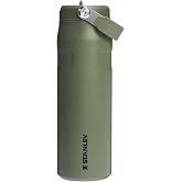 Stanley IceFlow Aerolight Flip Straw 2.0 Pipetli Su Şişesi, Haki (Dried Pine), 0.7 Litre