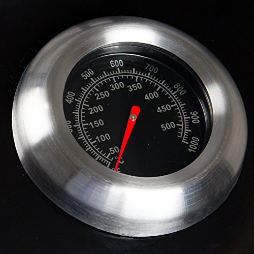 Rustler RS-0876 Holzkohle Kugelgrill, 58 cm, schwarz, 57 x 57 x 106 cm - 7