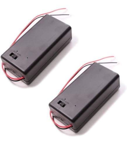 Caja De Soporte De Batería De 9V Caja De Batería De Guitarra Con Cable