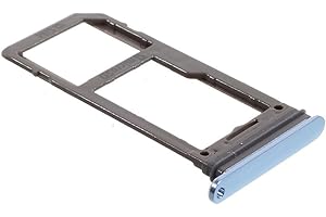 jbTec SIM-Tray/SD-Card kompatibel mit Samsung Galaxy S8 / S8+ Plus - Kartenhalter Single Slot Schlitten, Farbe:Blau