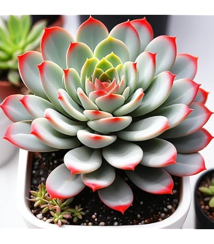 Limkrt Plants Best Nursery Set of 2 - Echeveria Elegans Succulent