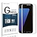 Produktbild Utmury Galaxy S7 Edge Panzerglas Schutzfolie, Hartglas Display Folie 9H Härtegrad 3D Full Coverage [Blasenfreie][Klar HD Ultra] [Anti-Kratz] Panzerglasfolie Hartglas Schutzfolie Gehärtetem Glas Displayschutzfolie Panzerglas Displayschutz Screen Protector Für Samsung Galaxy S7 Edge