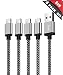 Produktbild Nylon Kabel 4*1.5m iPhone Ladekabel Verbindungskabel Lightning haltbar Datenkabel für Apple iPhone X/8/8 Plus/7/7 Plus/6 Plus/6 /5/5S/6S, iPad 4 iPad Mini/Air Arbeitet mit neuesten iOS-Update (Grau) …