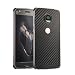 Produktbild Moto X4 Hülle,Grandcaser Aluminum Bumper + Carbon Fiber Acrylic Back Cover [2 in 1] Anti-Kratzer Stoßfest Hybride Schutzhülle für Motorola Moto X4-Schwarz