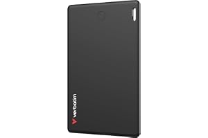 Verbatim My Finder Card, Slim Wallet Tracker-kort, uppladdningsbart Bluetooth-objekt Finder, för plånbok, pass och co, kompat
