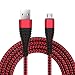 Produktbild UGI 6ft Micro-USB-Kabel Nylon geflochten Datenkabel Data Sync Fast Lade Android Kabel für Samsung Galaxy S5 S6 S7 Nexus LG Sony Xperia Z5 Huawei HTC und mehr Android Geräte