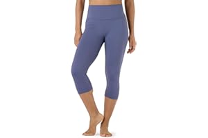 LAPASA Leggings 3/4 Femme Yoga Taille Haute Pantacourt de Sport Capri Amincissant Gainant Respirant Collants Gym Fitness L02A1/B1