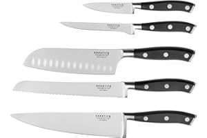 AMEFA Sabatier Trompette 865700MBA101K Vulcano Set 5 couteaux de cuisine