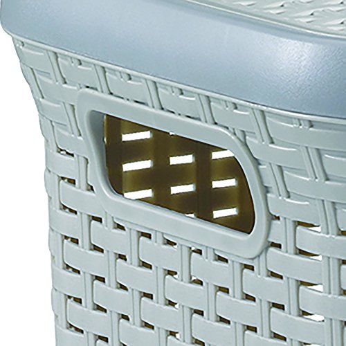 Kela 23386 Wäschebox Rio PP-Kunststoff, 65 L, Plastik, sand grau, 43.5 x 34 x 55.5 cm - 3